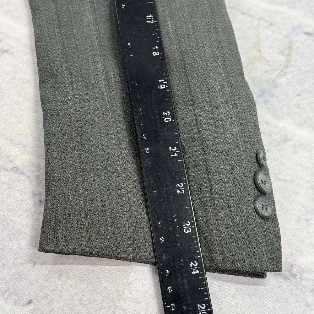 Vintage Christian Dior Suit Jacket Sport Coat Mens 44L Wool Ventless‎ USA Union